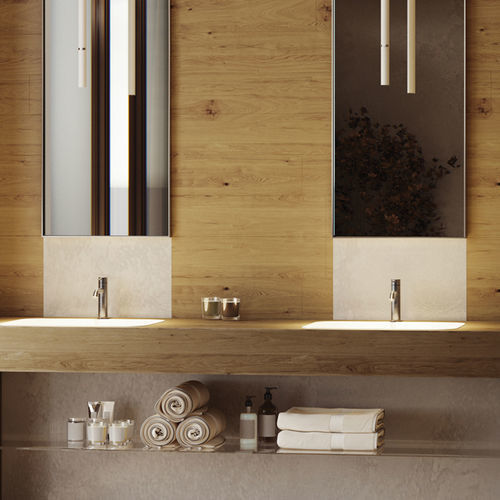 Mitigeur de vasque - INZ203  - BOSSINI - à poser / en acier inoxydable 316L / 1 trou