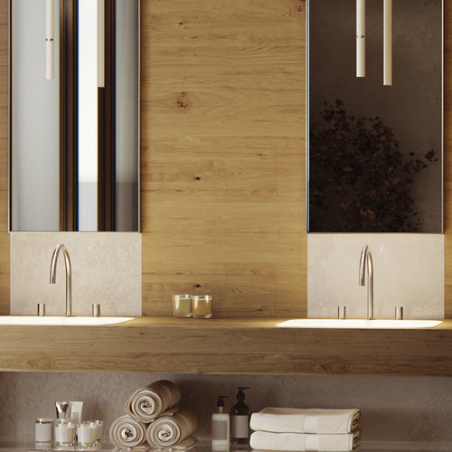 Mélangeur de vasque - INZ208  - BOSSINI - à poser / en acier inoxydable 316L / de salle de bain