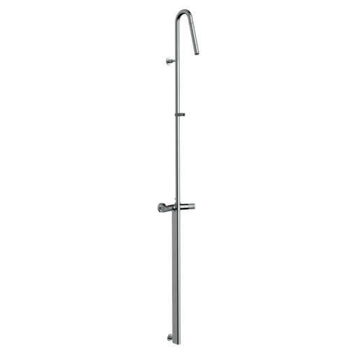 Colonne de douche thermostatique - L90001 - BOSSINI - en laiton / sur pied / contemporaine