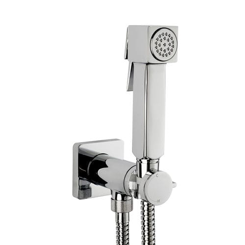 Set de douche encastrable au mur - E38001 - BOSSINI - contemporain / avec douche à main / pluie