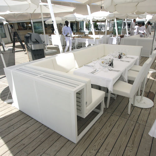 Canapé modulable - BRAZILIA - Serenite Luxury Monaco - d'angle / contemporain / d'extérieur