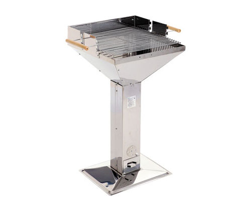 Barbecue à charbon - PEDESTAL : 11282 - Landmann - sur pied / en acier inoxydable
