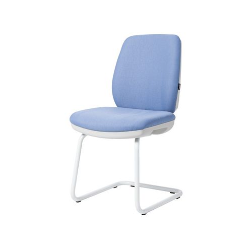 Chaise visiteur contemporaine - ORION - Moschella Sedute Srl - d'intérieur / en tissu / en hêtre