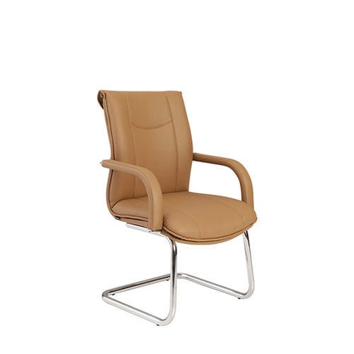 Fauteuil visiteur contemporain - QUEEN - Moschella Sedute Srl - en cuir / en hêtre / en bois massif