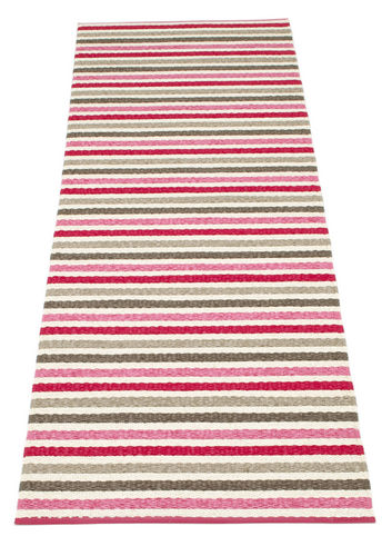 Tapis contemporain - LISA - Pappelina - à rayures / en plastique / rectangulaire