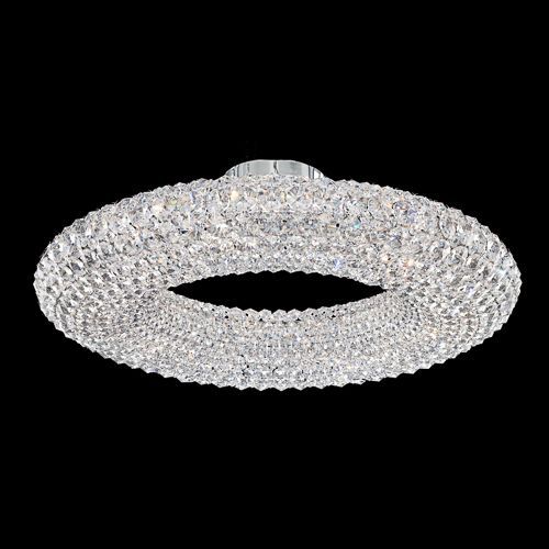 Plafonnier contemporain - CASSINI - Schonbek - rond / en cristal Swarovski® / à incandescence