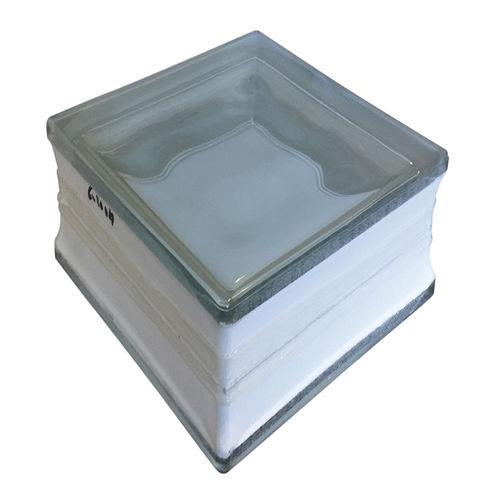 Brique de verre carrée - 60200 - LA ROCHERE - texturée / lisse / striée