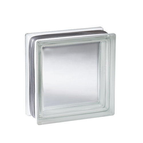 Brique de verre carrée - 60328 - LA ROCHERE - lisse / roulée / colorée
