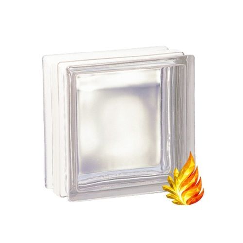 Brique de verre carrée - 60121 - LA ROCHERE - lisse / pour façade / pour cloison