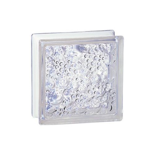 Brique de verre carrée - 60032 - LA ROCHERE - texturée / pour façade / pour mur