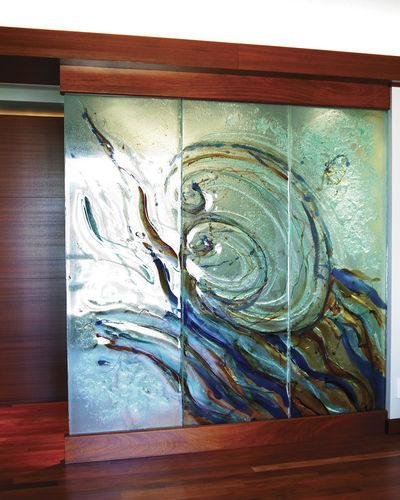 Cloison amovible - ThinkGlass - fixe / coulissante / en verre