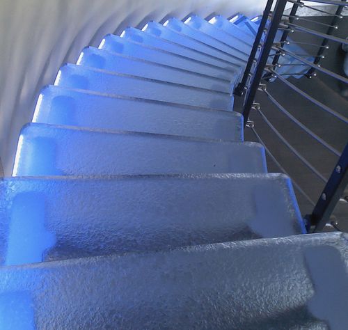 Escalier droit - ThinkGlass - quart tournant / demi-tournant / en colimaçon