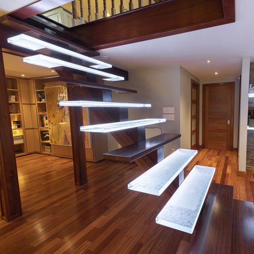 Marche en verre - Gemma - ThinkGlass - lumineuse (LED)