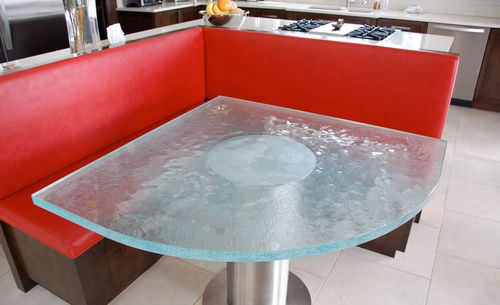 Table contemporaine - SMALL SPACES - ThinkGlass - en verre