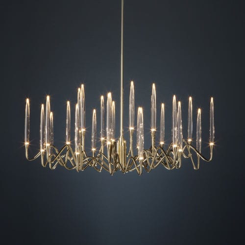 Lustre rond - IL PEZZO 3 - Il Pezzo Mancante - design original / en laiton / en nickel