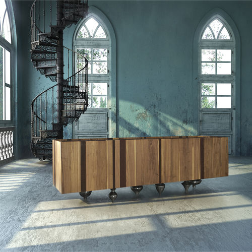 Buffet classique - IL PEZZO 1 - Il Pezzo Mancante - en bois massif / en frêne / en noyer américain
