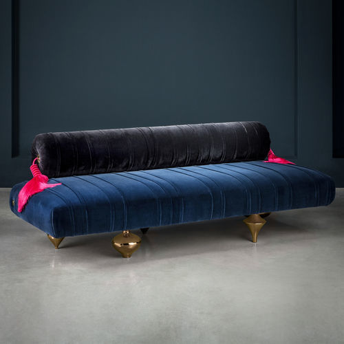 Méridienne tapissée - IL PEZZO 1 - Il Pezzo Mancante - design original / en velours / en cuir