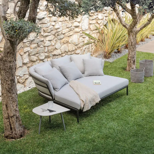 Méridienne contemporaine - Ria Soft - FAST SPA - en tissu / en aluminium peint / avec piètement en aluminium peint