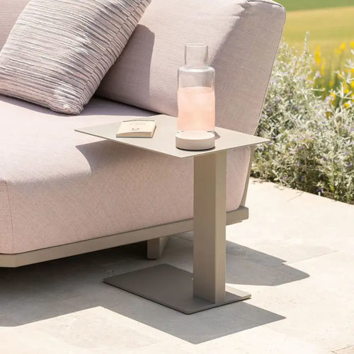 Table d'appoint contemporaine - Solaris - FAST SPA - en aluminium peint / avec piètement en aluminium peint / rectangulaire