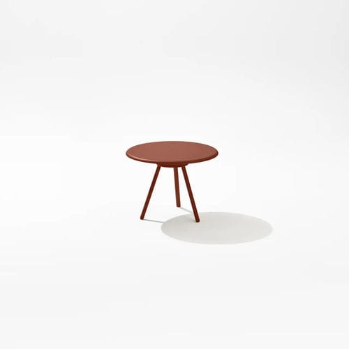 Table basse contemporaine - ZEBRA  - FAST SPA - en iroko / en aluminium peint / en grès cérame