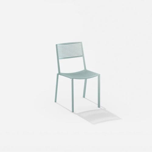 Chaise de jardin contemporaine - Easy - Omnia Selection - FAST SPA - d'extérieur / en aluminium peint / avec piètement en aluminium peint