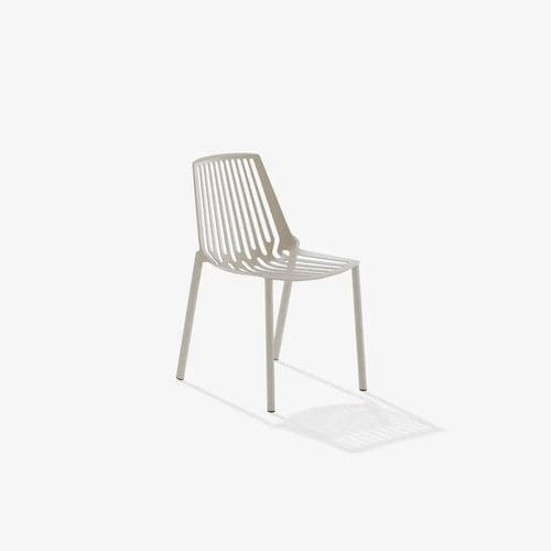 Chaise contemporaine - Rion - Omnia Selection - FAST SPA - d'extérieur / en aluminium peint / avec piètement en aluminium peint