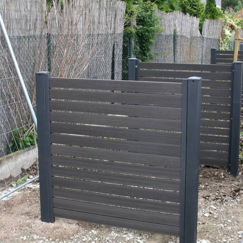 Brise-vue à lames - Carport-Schmiede GmbH & Co. KG - en acier galvanisé / en tôle d'acier / en acier à revêtement par poudre
