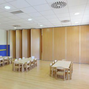 Cloison pivotante-coulissante - 00050X SERIES - DINOR - en bois / pour open space / pour salle de conférence