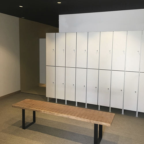 Casier vestiaire en HPL - DINOR - pour établissement public / pour installation sportive / professionnel