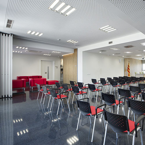 Cloison mobile - DINOR - modulaire / vitrée / suspendue