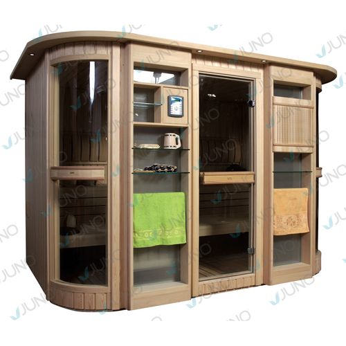 Sauna résidentiel - PIXA - Juno SPA Design & Manufacture - en bois / d'intérieur