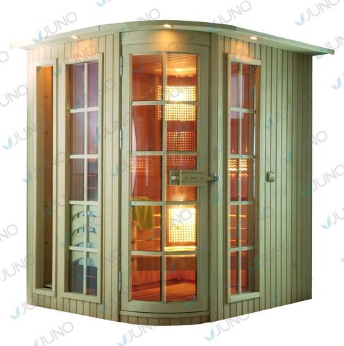 Sauna électrique - FIORE - Juno SPA Design & Manufacture - professionnel / bois / en verre trempé