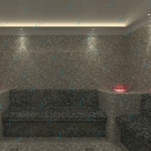 Bain de vapeur turc - Juno SPA Design & Manufacture - avec douche intégrée / avec sel pour halothérapie