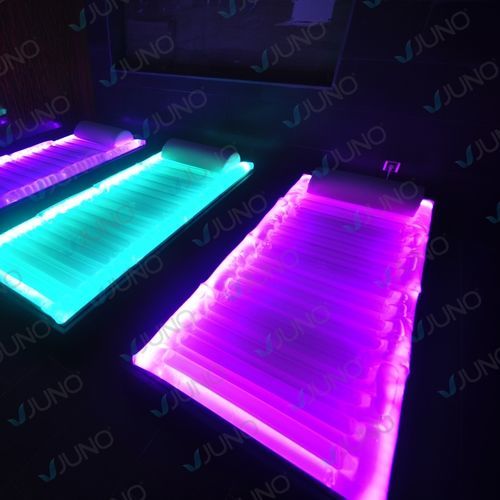Lit de relaxation professionnel - Juno SPA Design & Manufacture - avec dossier chauffant / pour chromothérapie