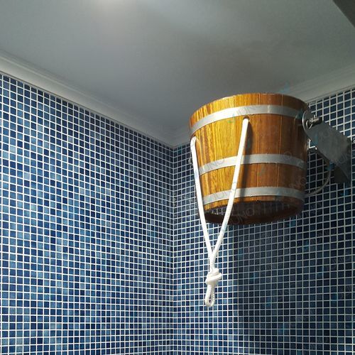 Douchette latérale en bois - Juno SPA Design & Manufacture - ronde / beige / professionnelle