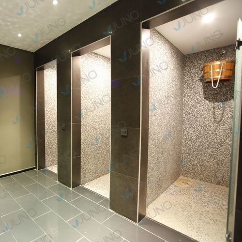 Cabine de douche à vapeur - Juno SPA Design & Manufacture - sensorielle / en métal / en marbre