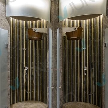 Douche sensorielle - Juno SPA Design & Manufacture - en marbre / en composite / en bois