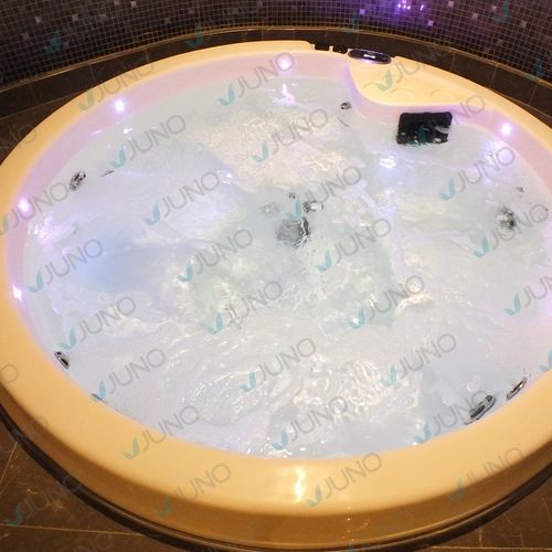 Piscine-spa encastrée - Juno SPA Design & Manufacture - angulaire / 4 places / en composite