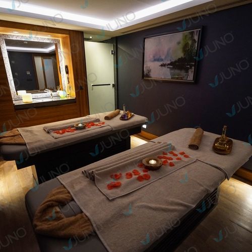 Table de massage fixe - Juno SPA Design & Manufacture - en plastique / de vapeur / pour salon d'esthétique