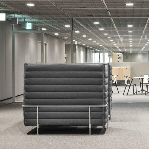 Canapé contemporain - ALCOVE CABIN  - vitra - en polyester / avec revêtement amovible / avec dossier haut