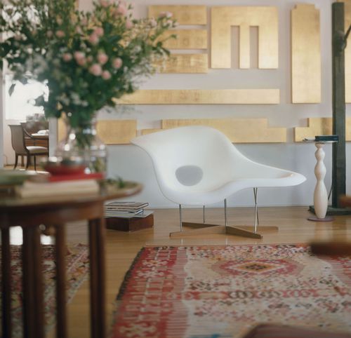 Fauteuil design organique - LA CHAISE - vitra - en polyester / en résine / en polyester