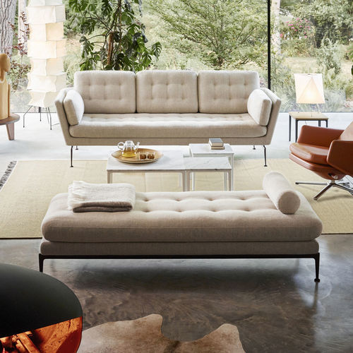 Lit de jour contemporain - SUITA - vitra - en tissu / en cuir / en métal