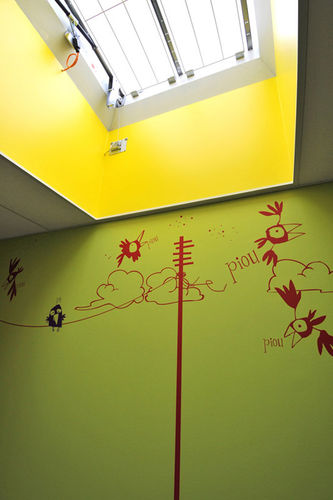Sticker mural pour enfant - C.H DU BELVÉDÈRE - Mel et Kio