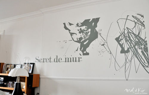 Sticker mural sur mesure - SECRET DE MUR - Mel et Kio
