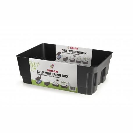 Carré potager en plastique - SELF-WATERING BOX - BIOLAN - d'intérieur / d'extérieur / résidentiel