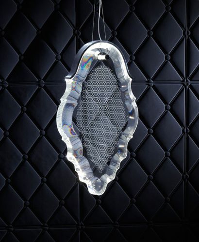 Lustre design original - PAMPILLE - 22 22 EDITION DESIGN - en cristal / à LED