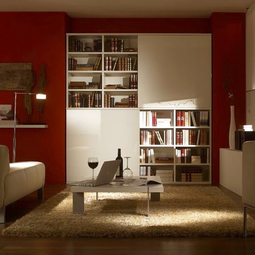 Bibliothèque contemporaine - SINUS 012 - Sudbrock - en bois / en bois laqué