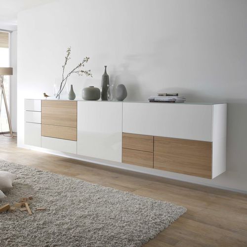Buffet mural - CUBO 128 - Sudbrock - contemporain / en bois / en bois laqué