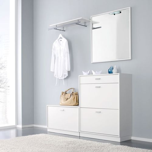 Meuble d'entrée contemporain - PANAMA 293  - Sudbrock - en bois / avec miroir / avec rangement