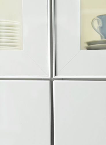 Vitrine contemporaine - CUBO 025 - Sudbrock - en verre / en bois laqué / éclairée